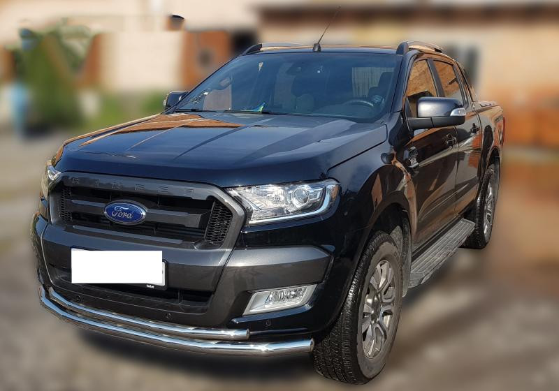 Купить Передняя защита ST014 (нерж.) d60/60 для Ford Ranger 2011-2022 гг