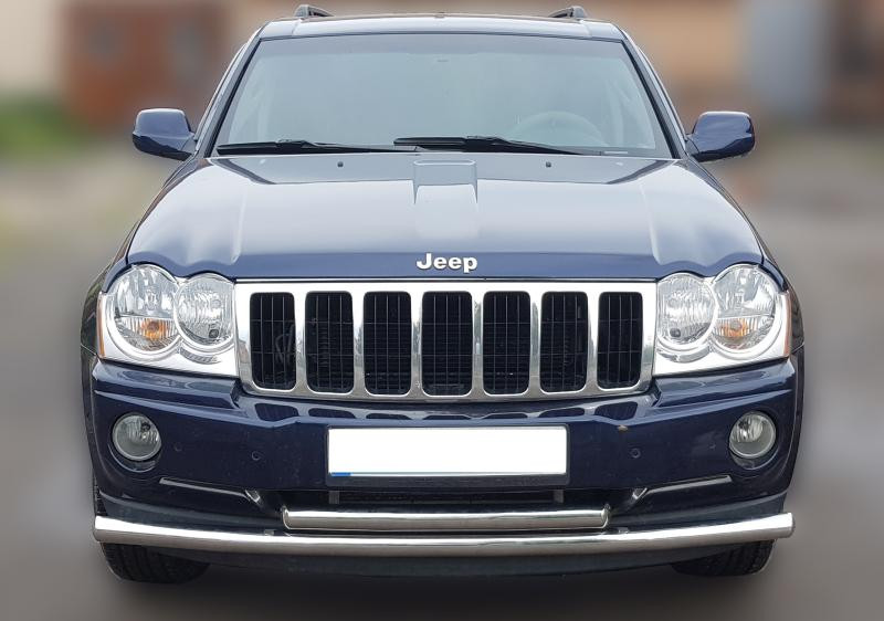 Купить Передняя защита ST014 (нерж.) d60/42 для Jeep Grand Cherokee WK 2004-2010 гг