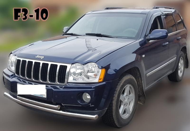 Купить Передняя защита ST014 (нерж.) d60/60 для Jeep Grand Cherokee WK 2004-2010 гг