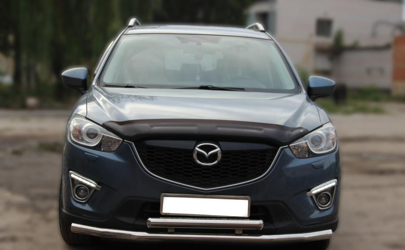 Купить Передняя защита ST014 (нерж.) d60/42 для Mazda CX-5 2012-2017 гг
