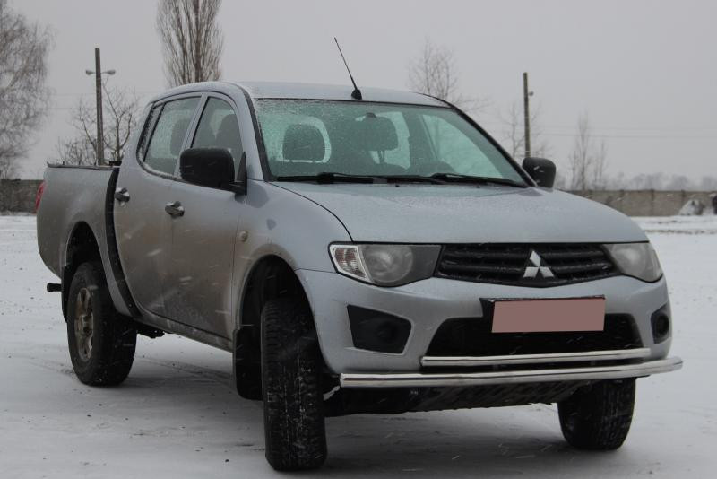 Купить Передняя защита ST014 (нерж.) d60/60 для Mitsubishi L200 2006-2015 гг