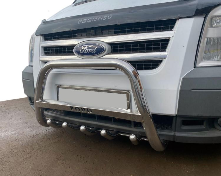 Купить Кенгурятник WT004 (нерж) для Ford Transit 2000-2014 гг