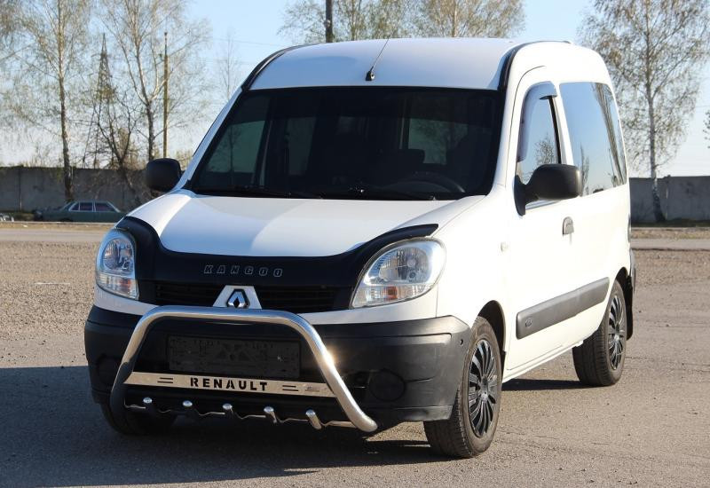 Купить Кенгурятник WT004 (нерж) для Renault Kangoo 1998-2008 гг