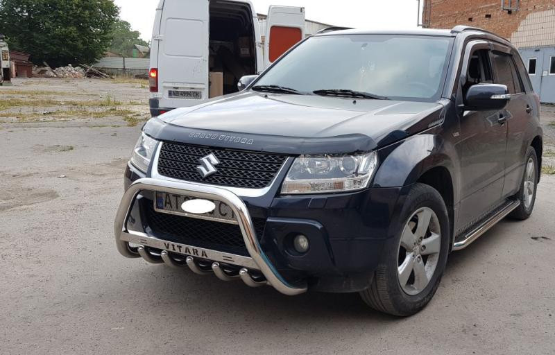 Купить Кенгурятник WT004 (нерж) для Suzuki Grand Vitara 2005-2017 гг