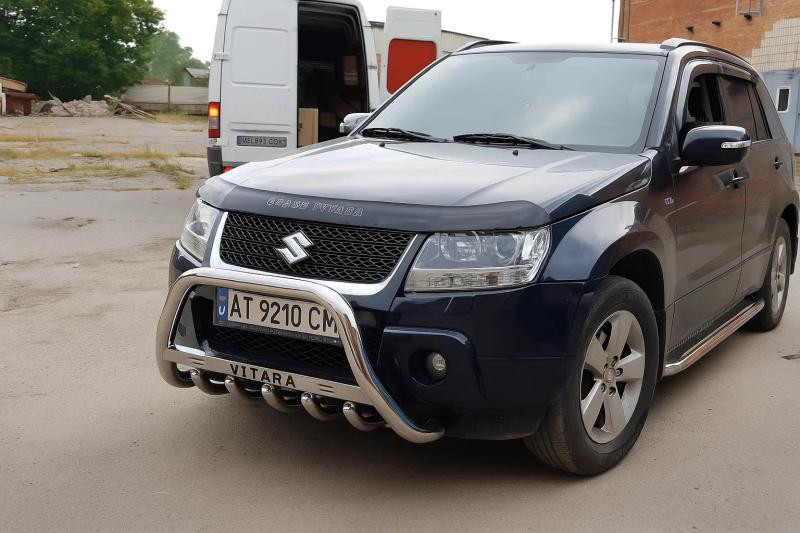 Купить Кенгурятник WT004 (нерж) для Suzuki Grand Vitara 2005-2017 гг