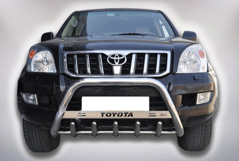 Купить Кенгурятник WT004 (нерж) для Toyota Land Cruiser Prado 120