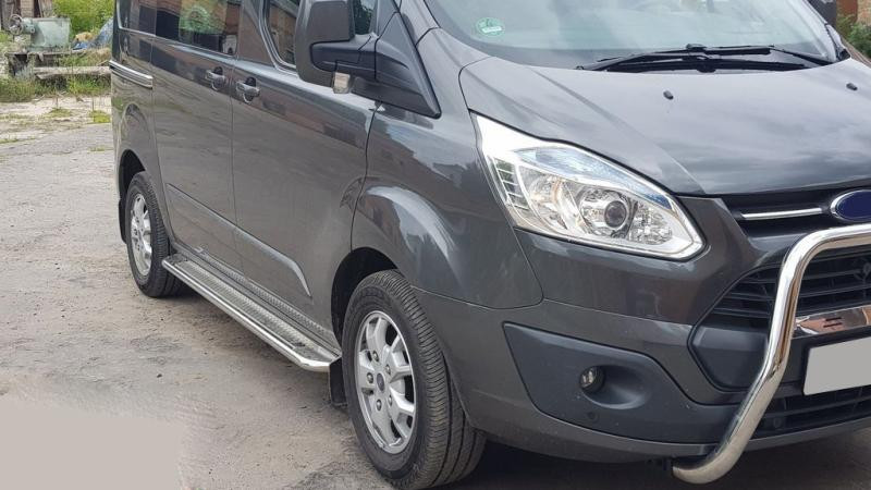 Купить Кенгурятник WT006 (нерж) для Ford Custom 2013-2022 гг