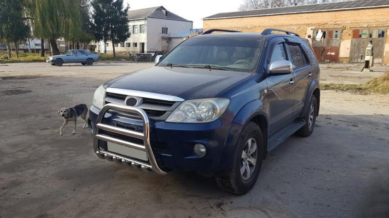 Купить Кенгурятник F12-11 (нерж) для Toyota Fortuner 2006-2015 гг