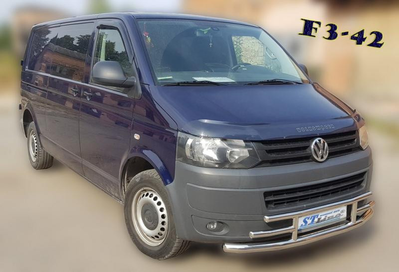 Купить Нижняя губа F3-42 (нерж) для Volkswagen T5 2010-2015 гг