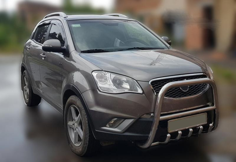 Купить Кенгурятник F1-40 (нерж.) для SsangYong Korando 2010–2019 гг