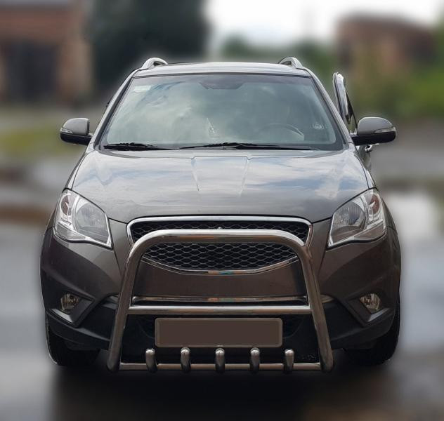 Купить Кенгурятник F1-40 (нерж.) для SsangYong Korando 2010–2019 гг