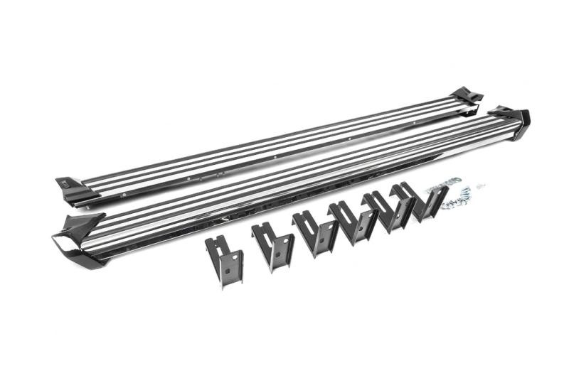 Купити Бокові пороги ОЕМ (2 шт., алюміній) для Mercedes G сlass W463 1990-2018рр