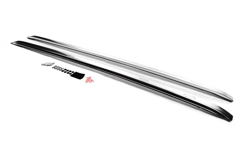 Купить Серые рейлинги 2008-2015гг. (Lexus-дизайн 2018, 2 шт) для Toyota Land Cruiser 200