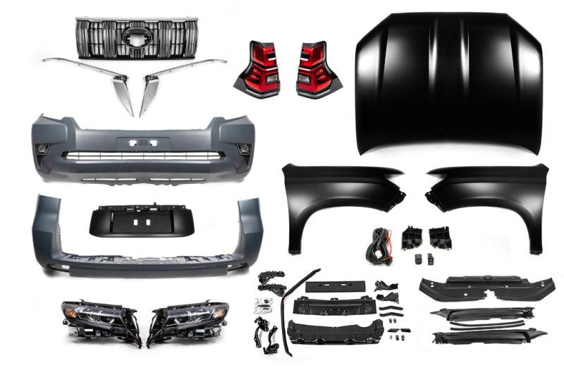 Купить Комплект рестайлинга с 2009-2016 на 2017- (с Full Led оптикой) для Toyota Land Cruiser Prado 150
