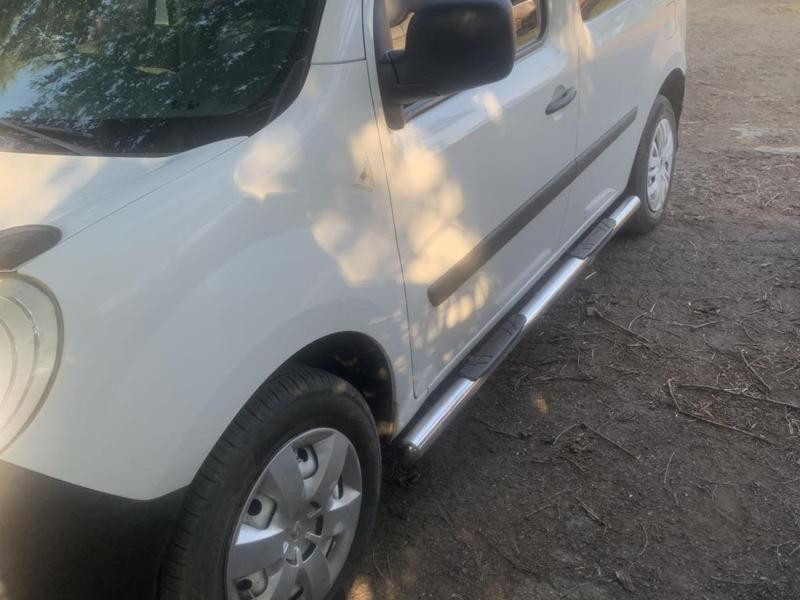 Купить Боковые трубы BB002 (2 шт., нерж.) 70 мм, длинная база для Renault Kangoo 2008-2020 гг