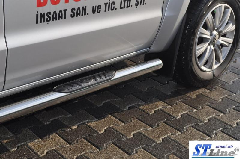 Купить Боковые трубы (2 шт, нерж) 60мм для Volkswagen Amarok 2010-2022 гг