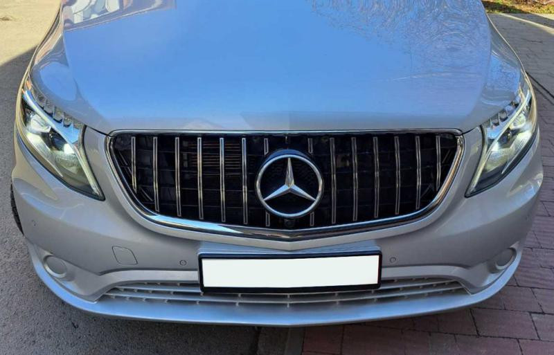 Купити Передня решітка GT Panamericana Chrome (2014-2023 для Vito W447) для Mercedes Vito / V-class W447 2014- рр