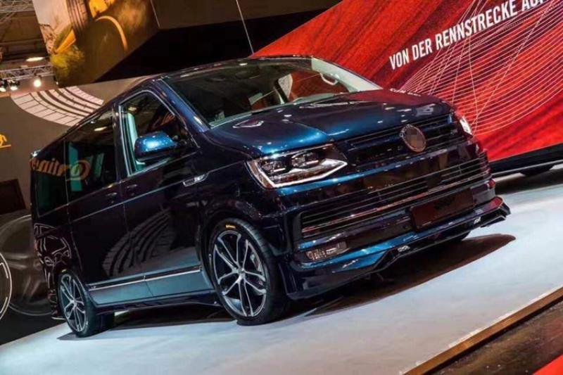 Купить Накладка на передний бампер ABT Original 2015-2018 (под покраску) для Volkswagen T6