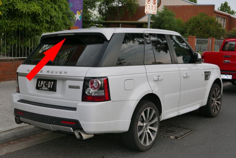 Купити Спойлер (під фарбування) для Range Rover Sport 2005-2013 рр