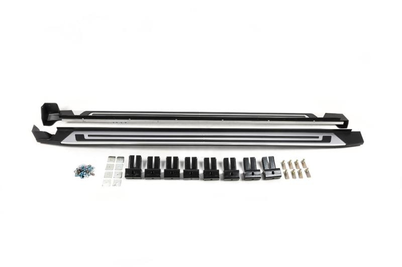 Купить Боковые пороги ОЕМ для All Space (2 шт, алюм) для Volkswagen Tiguan 2016-2023 гг