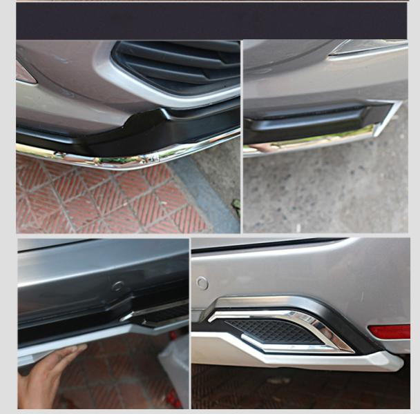 Купити Передня і задня накладки для Toyota Innova 2015- рр