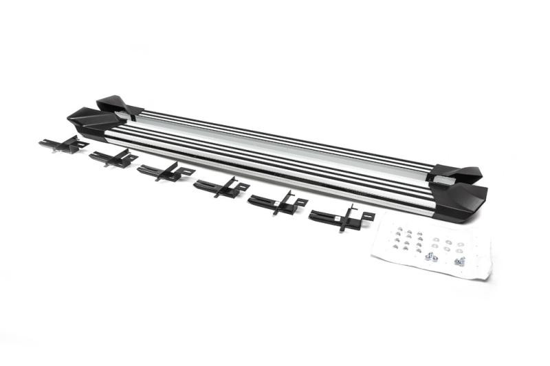 Купити Бокові пороги OEM V1 (2 шт) для Jeep Wrangler 2018- рр