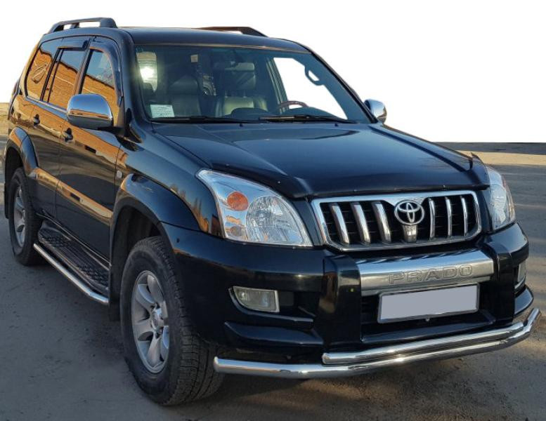 Купить Передняя дуга ST014 (нерж.) 60/60 мм для Toyota Land Cruiser Prado 120