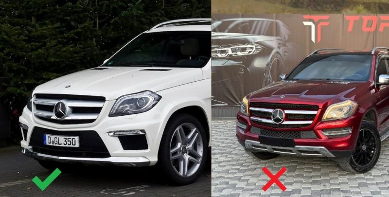 Купити Передня решітка GT Panamericana (для GL) для Mercedes GL/GLS сlass X166