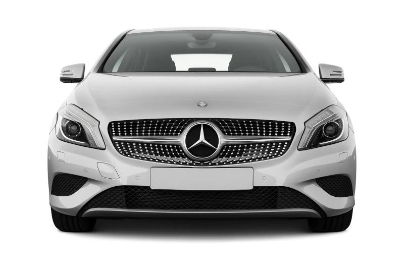 Купити Передня решітка Diamond Silver (2012-2015) для Mercedes A-сlass W176 рр