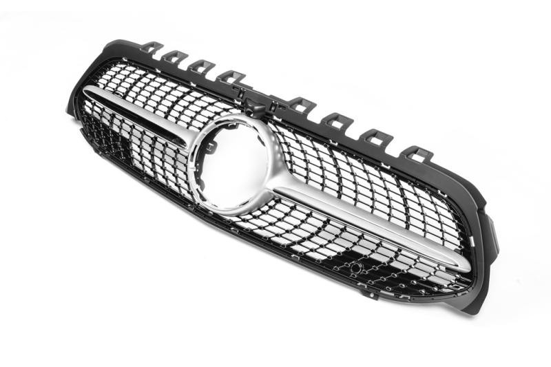 Купить Передняя решетка Diamond Silver (для 2018-2022) для Mercedes A-сlass W177 2018- гг