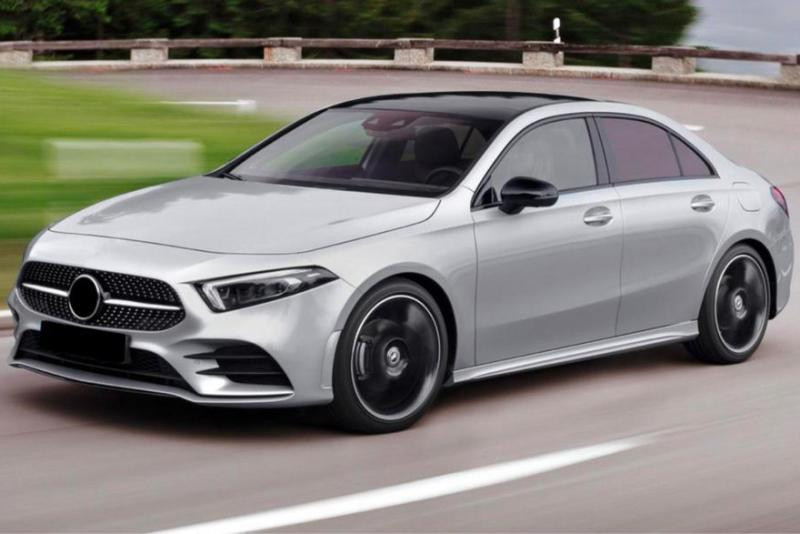 Купить Передняя решетка Diamond Silver (для 2018-2022) для Mercedes A-сlass W177 2018- гг