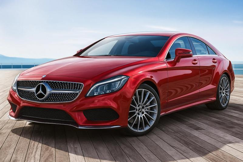 Купить Передняя решетка с рамкой 2014-2018 (Diamond Silver) для Mercedes CLS C218