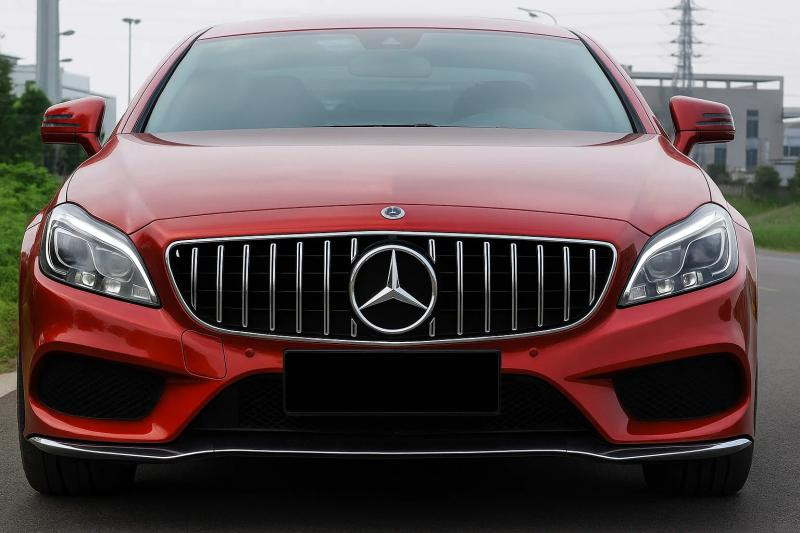 Купить Передняя решетка с рамкой 2014-2018 (GT Panamericana) для Mercedes CLS C218