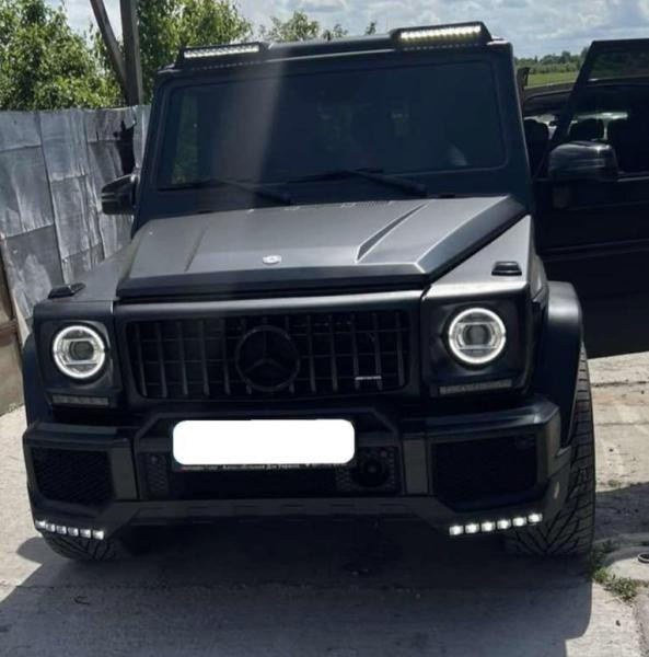 Купити Накладка на передній бампер BRBS для Mercedes G сlass W463 1990-2018рр