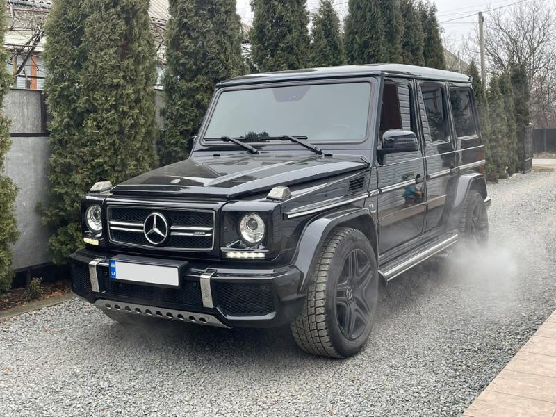 Купити Захист переднього бампера (нержавійка) для Mercedes G сlass W463 1990-2018рр