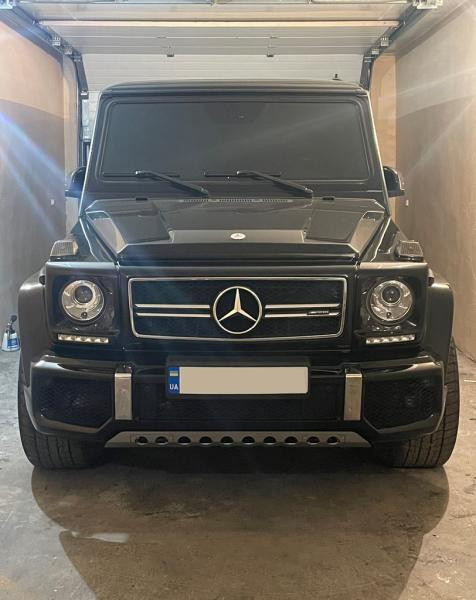 Купити Захист переднього бампера (нержавійка) для Mercedes G сlass W463 1990-2018рр