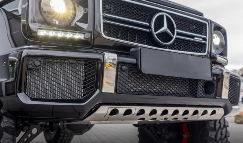 Купити Захист переднього бампера (нержавійка) для Mercedes G сlass W463 1990-2018рр