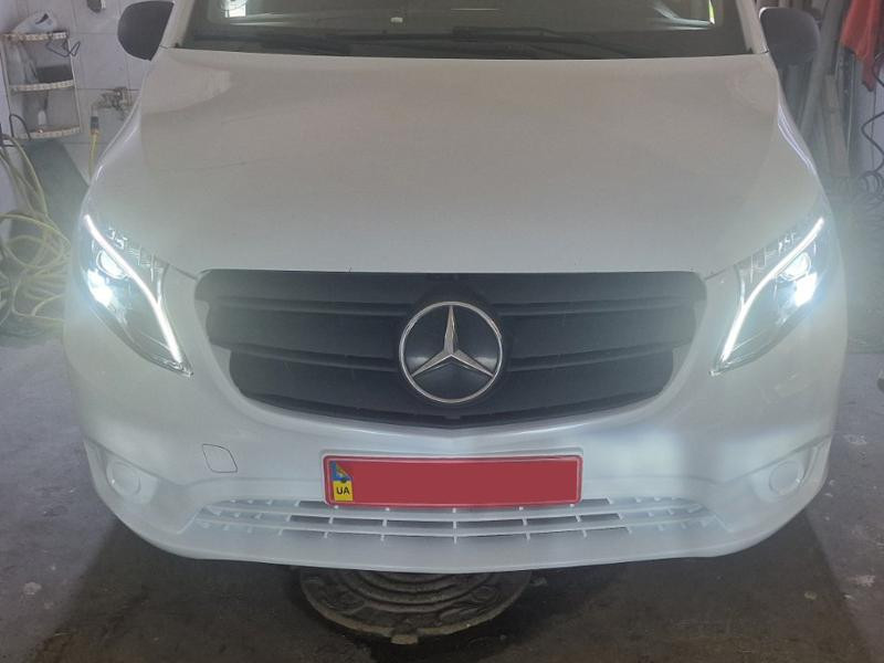 Купити Передні фари LED (V-class дизайн 2 шт) для Mercedes Vito / V-class W447 2014- рр