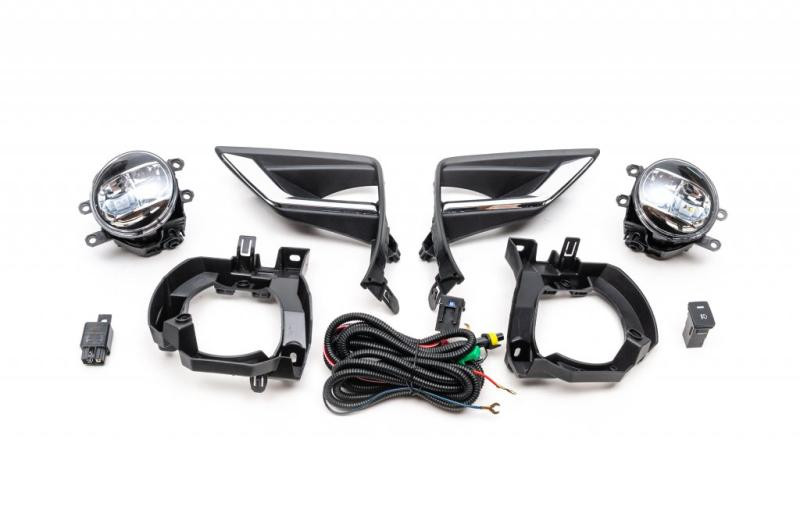 Купить Противотуманки LED с кронтшейнами (2 шт, 2017-2025) для Toyota Land Cruiser Prado 150