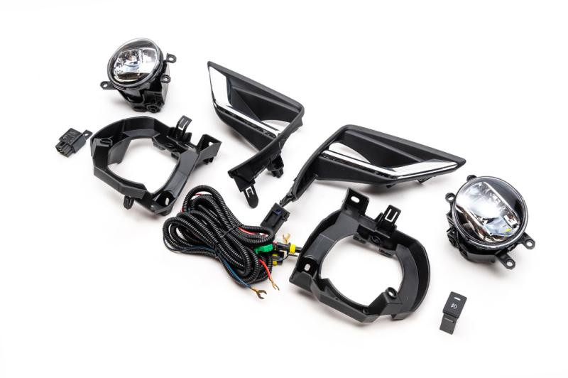 Купить Противотуманки LED с кронтшейнами (2 шт, 2017-2025) для Toyota Land Cruiser Prado 150