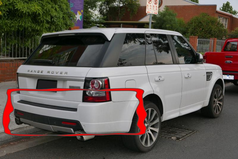 Купити Задній бампер (Autobiography) для Range Rover Sport 2005-2013 рр