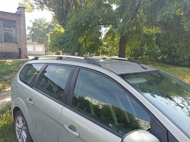 Купити Алюмінієві рейлінги (Caravan, хром) для Ford Focus II 2008-2011 рр