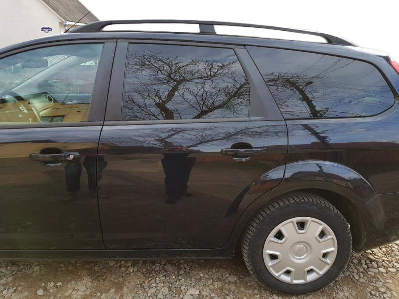 Купити Алюмінієві рейлінги (Caravan, Чорні) для Ford Focus II 2008-2011 рр