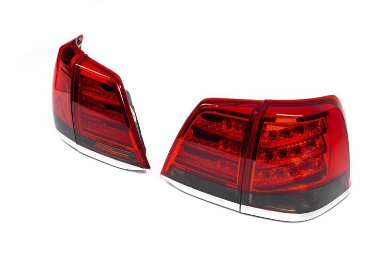 Купить Задние фонари 2007-2015 V-3 (дизайн Lexus ) для Toyota Land Cruiser 200