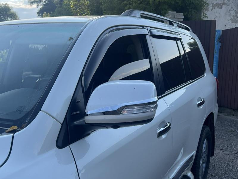Купить Полоски на зеркала (2 шт, хром) для Toyota Land Cruiser Prado 150