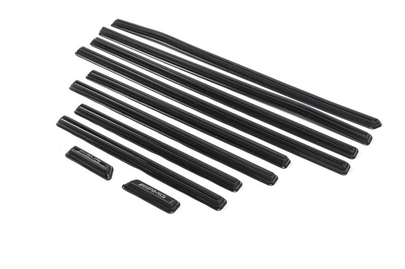 Купити Чорні молдинги в зібраному вигляді (дизайн 2019 р.) для Mercedes G сlass W463 1990-2018рр