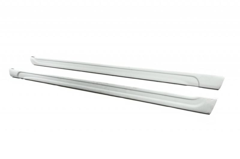 Купить Боковые пороги V-2 (под покраску) Длинная база для Volkswagen T5 Caravelle 2004-2010 гг