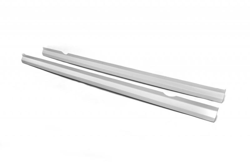 Купить Боковые пороги V-2 (под покраску) Длинная база для Volkswagen T5 Caravelle 2004-2010 гг