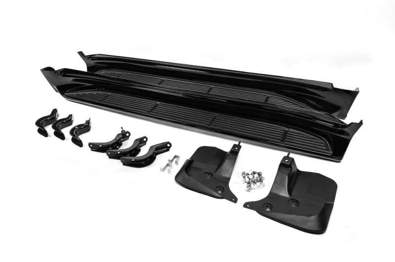 Купити Бокові пороги (2015-2021) Білий колір для Toyota Land Cruiser 200