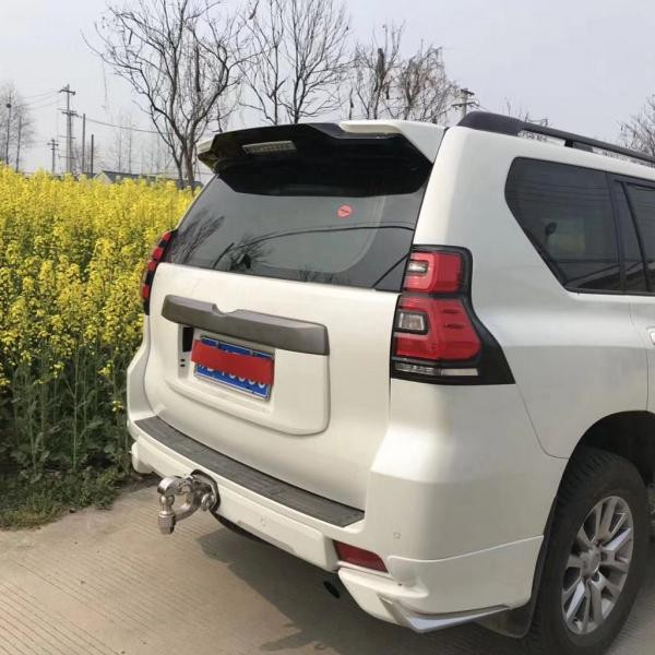 Купить Спойлер вставка (этаж родного спойлера) Белый цвет для Toyota Land Cruiser Prado 150